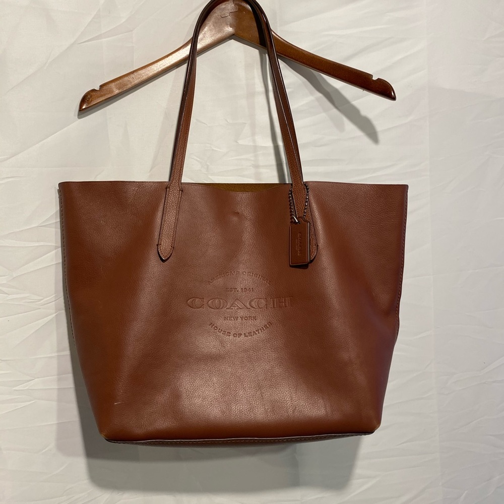 Coach Cognac Tote Bag 💼❤️